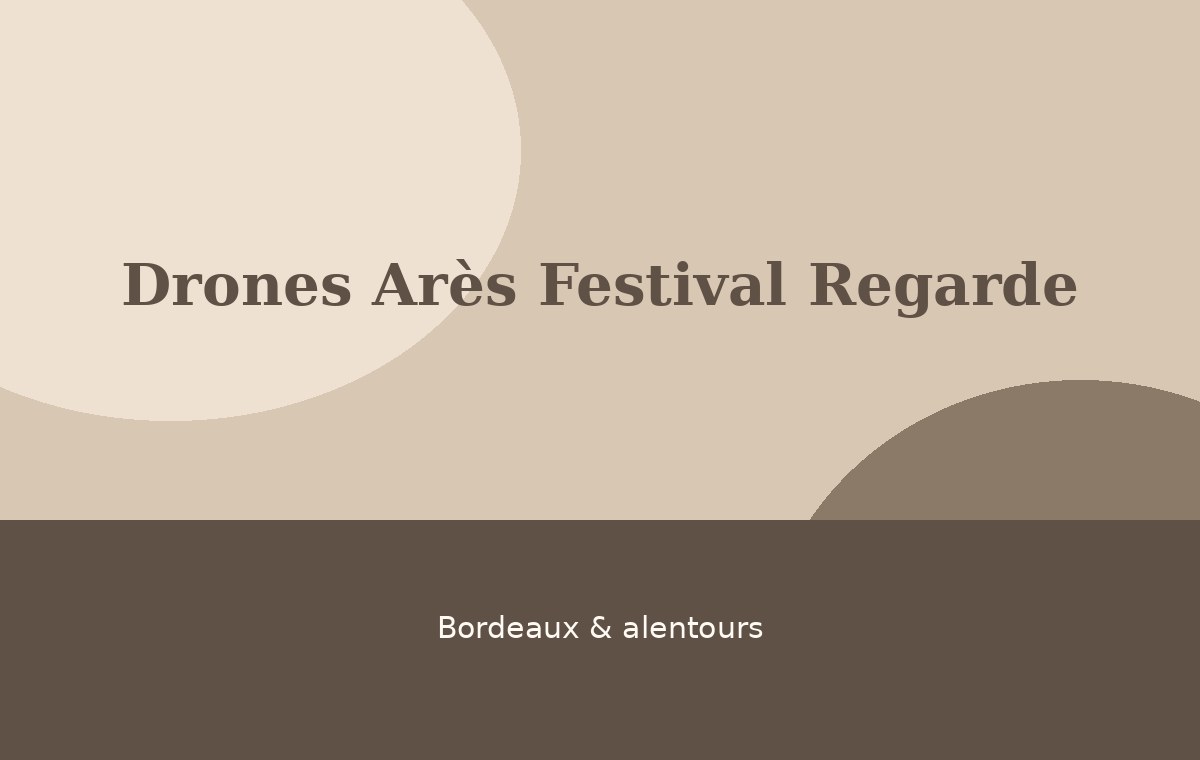 Drones Arès Festival Regarde