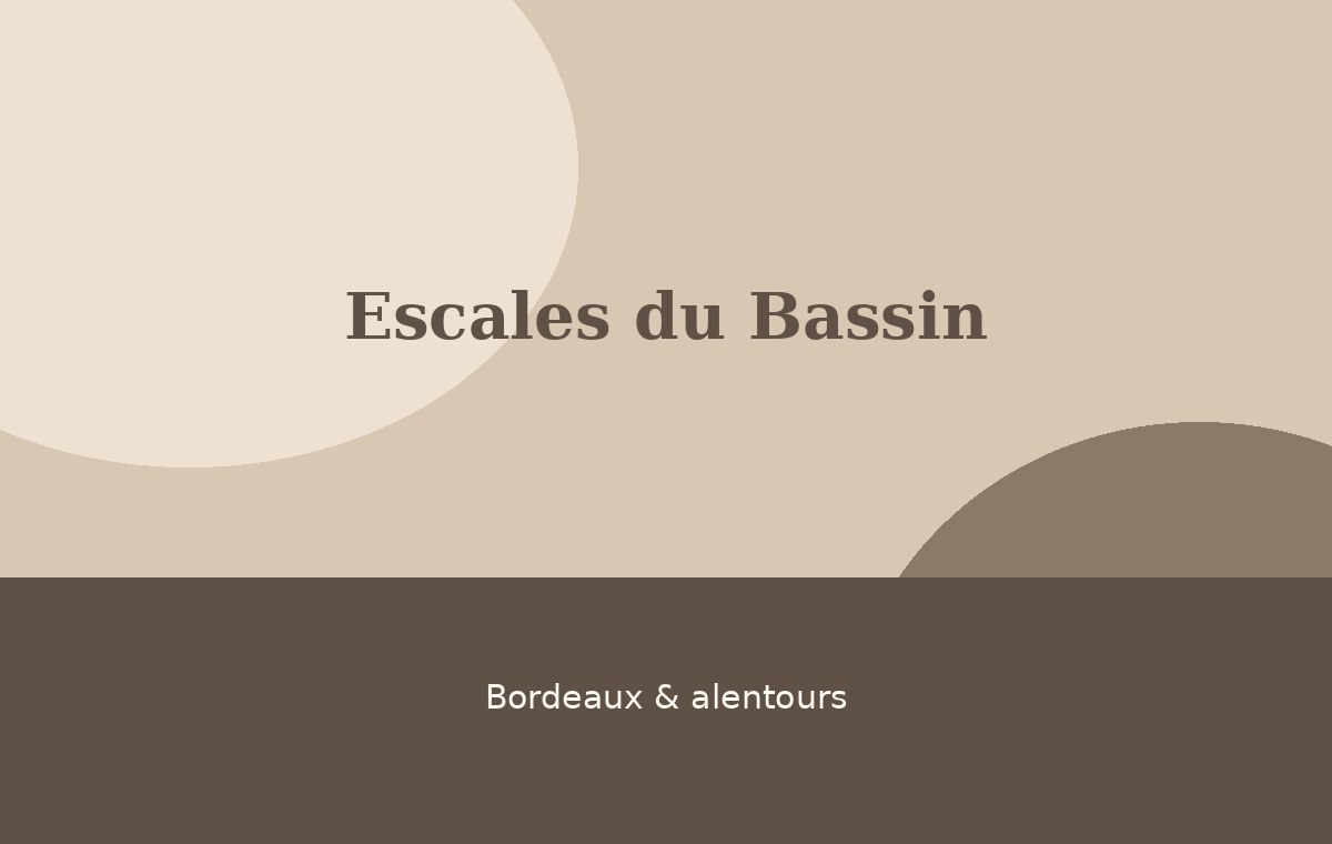 Escales du Bassin