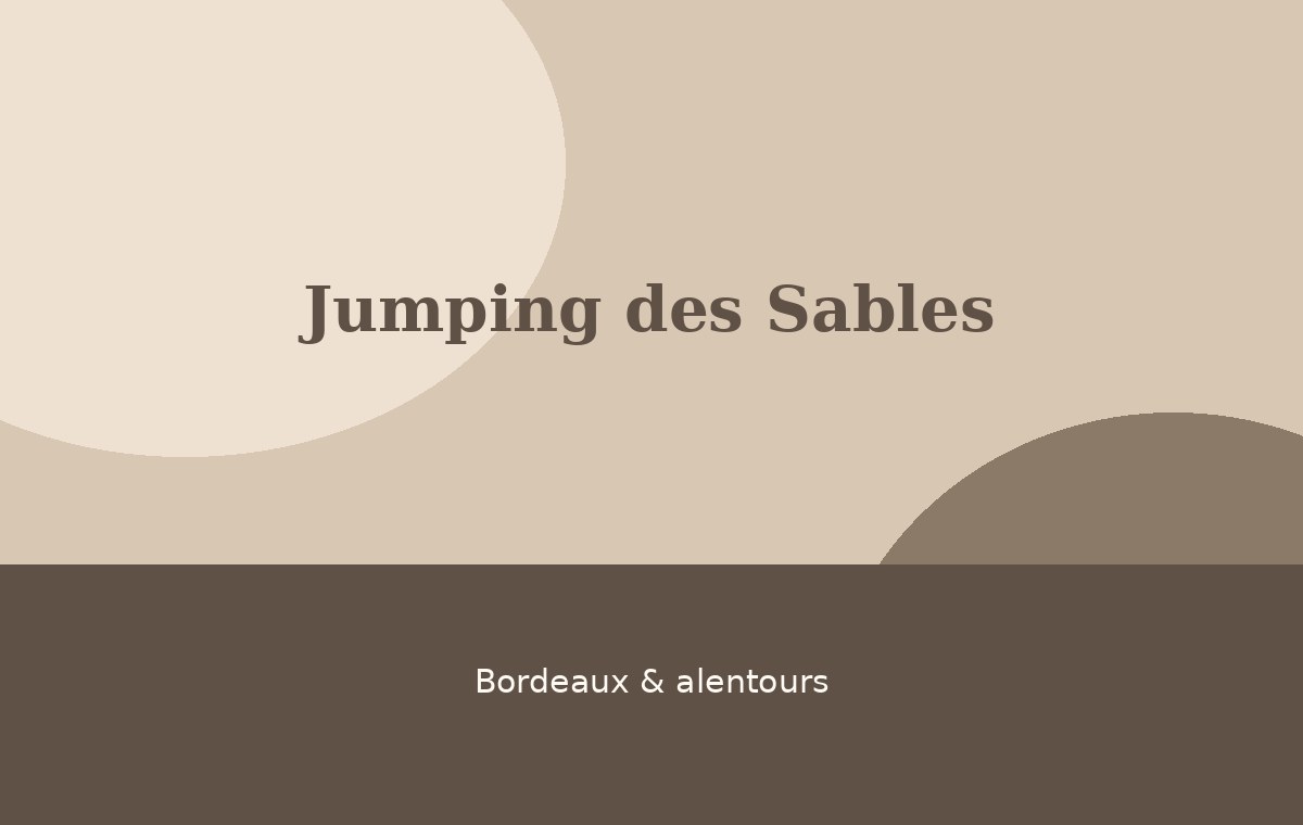 Jumping des Sables