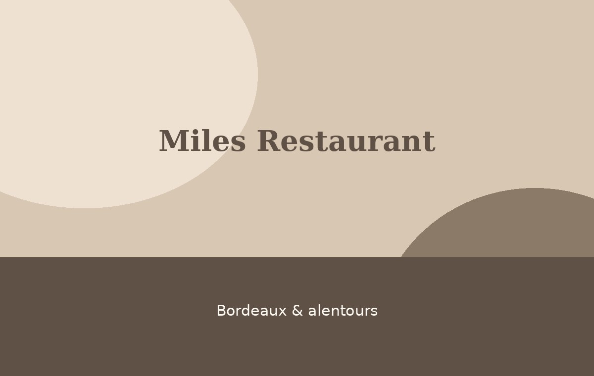 Miles Restaurant